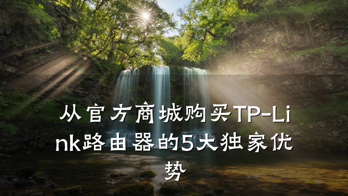 从官方商城购买TP-Link路由器的5大独家优势