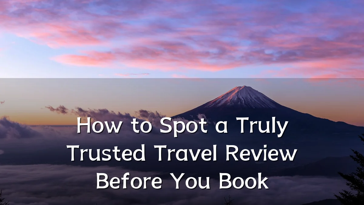 How to Spot a Truly Trusted Travel Review Before You Book