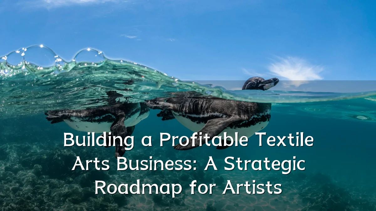 Building a Profitable Textile Arts Business: A Strategic Roadmap for Artists