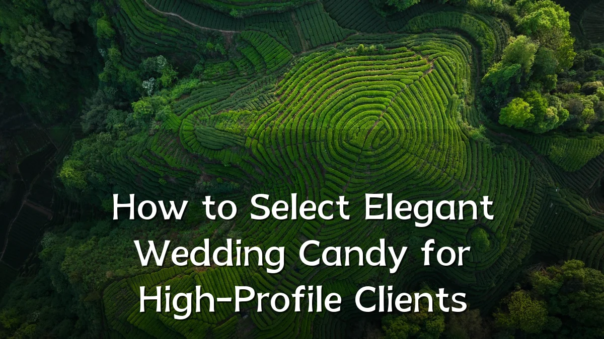 How to Select Elegant Wedding Candy for High-Profile Clients