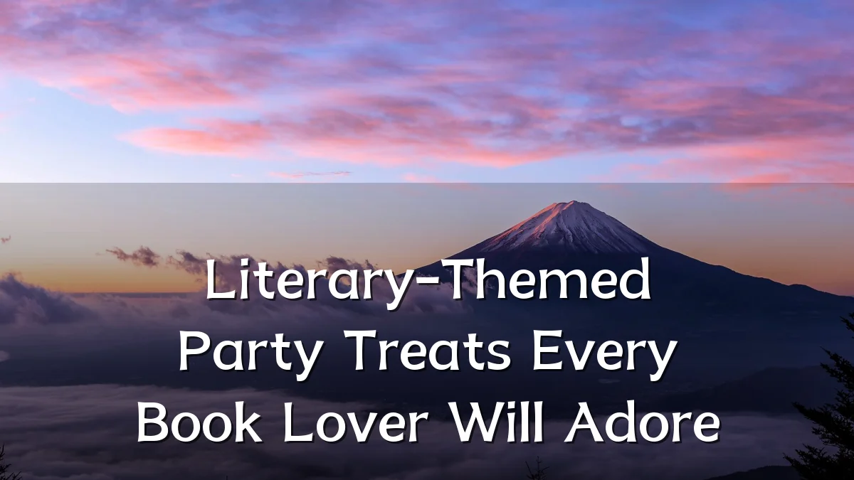 Literary-Themed Party Treats Every Book Lover Will Adore