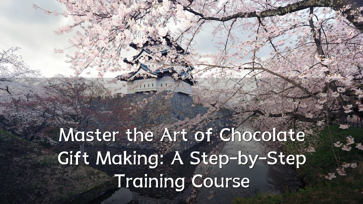 Master the Art of Chocolate Gift Making: A Step-by-Step Training Course