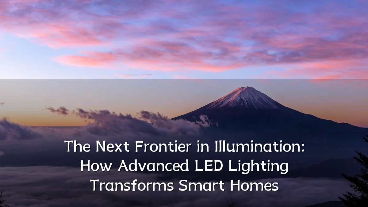 The Next Frontier in Illumination: How Advanced LED Lighting Transforms Smart Homes