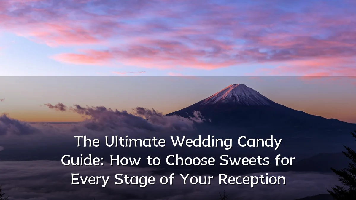 The Ultimate Wedding Candy Guide: How to Choose Sweets for Every Stage of Your Reception