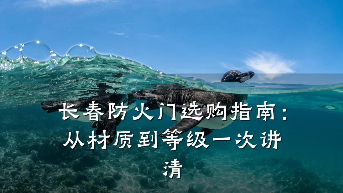长春防火门选购指南:从材质到等级一次讲清